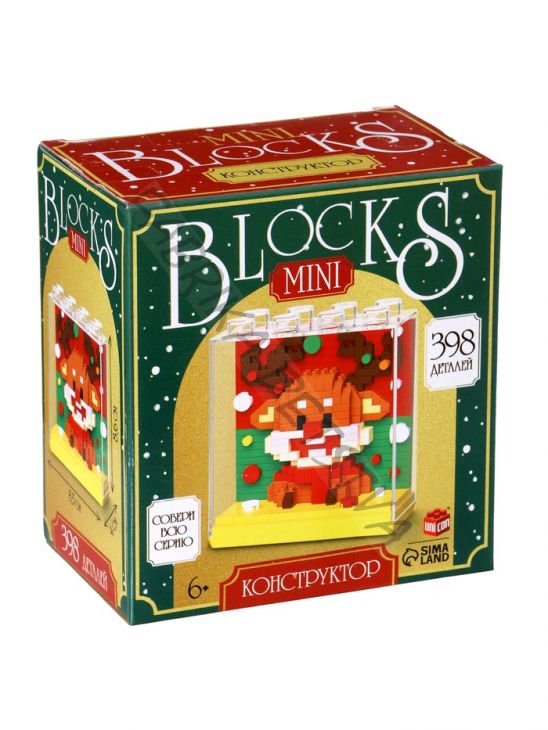 Конструктор Mini Blocks «Оленёнок», 398 деталей