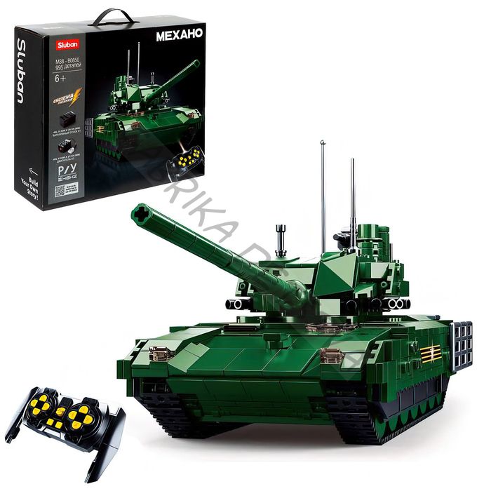 Конструктор Механо «Российский танк», радиоуправление, 995 деталей