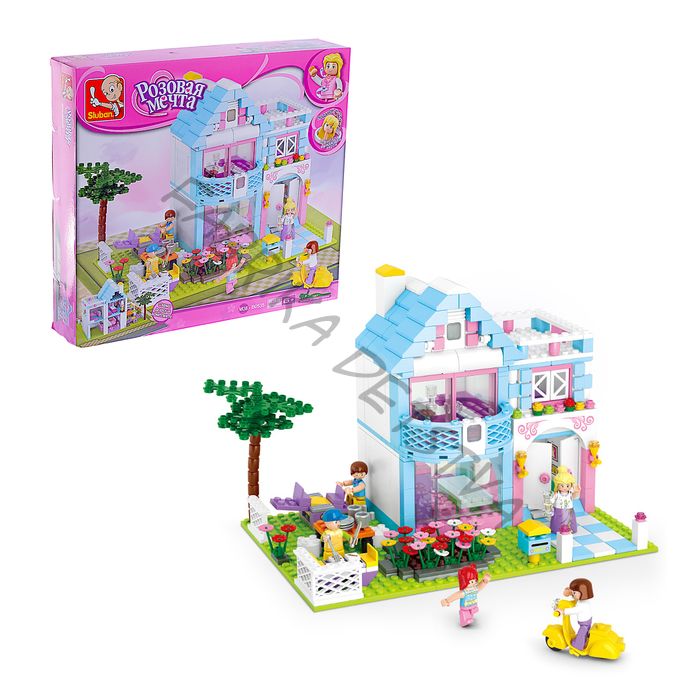 Конструктор «Розовая мечта. Загородный дом», 539 деталей