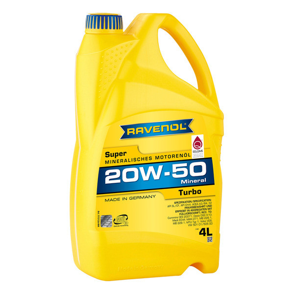 Ravenol Super Turbo 20W-50, 4л