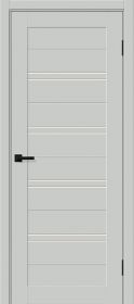 Межкомнатная Дверь ПЭТ Bravo Браво-28 Grey Silk / Magic Fog 900х2000мм (полотно 1шт коробка, наличник 1шт) / Браво
