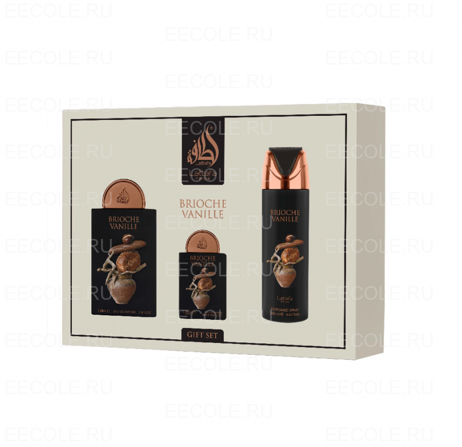 Набор Lattafa Giftset Brioche Vanille 3pc