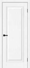 Межкомнатная Дверь ПЭТ Bravo Классик-10 White Silkwood 600х2000мм (полотно 1шт,коробка, наличник-5шт) / Браво.