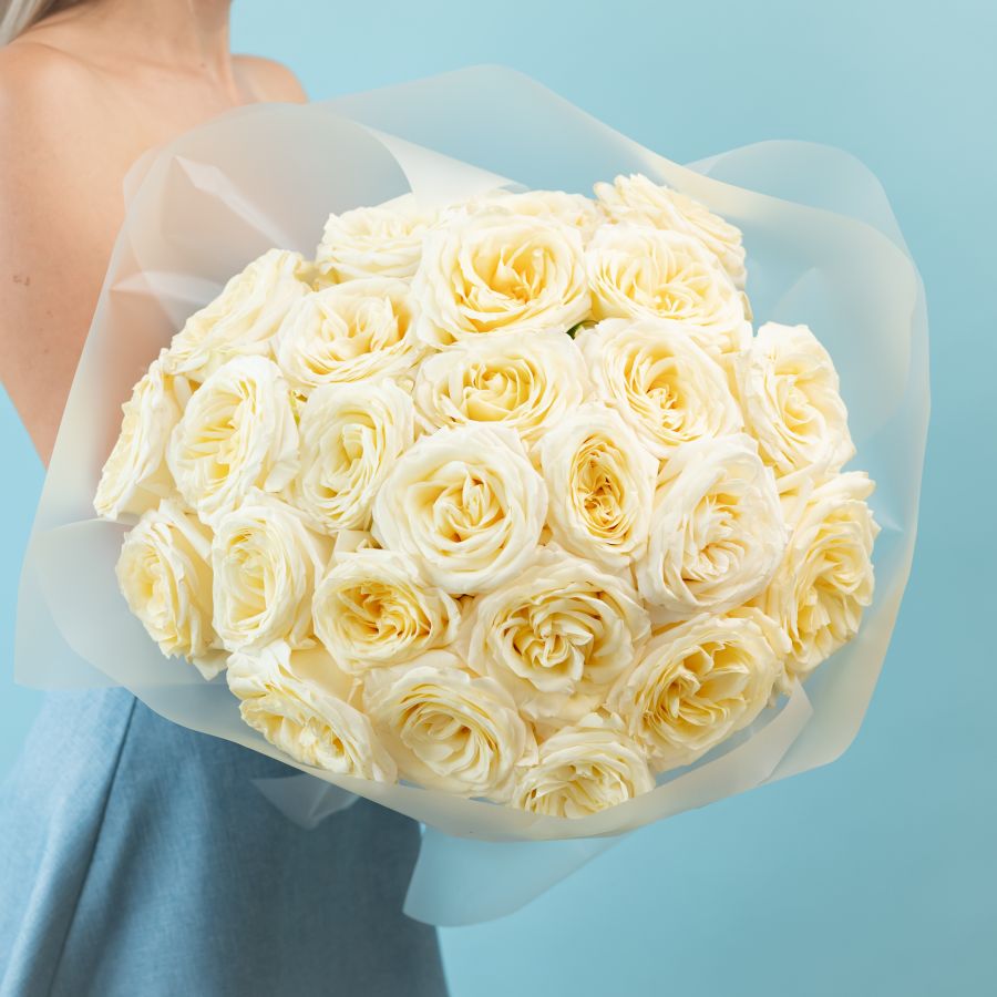 Пионовидная роза 25 шт