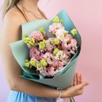 Эустома 5 шт розовая