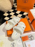 Босоножки меховые HERMES Premium Босоножки меховые HERMES Premium