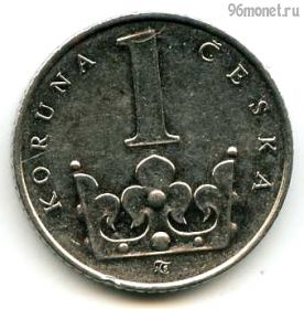 Чехия 1 крона 1996