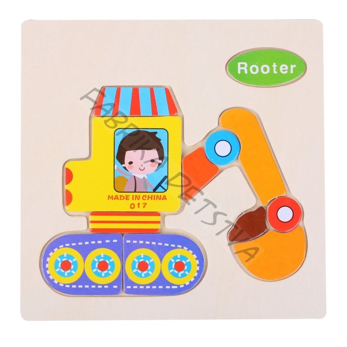 Рамки - вкладыши «Транспорт» 15x15x0.5 см, МИКС