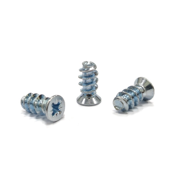 Евровинт с потайной головкой и с крестовым шлицем