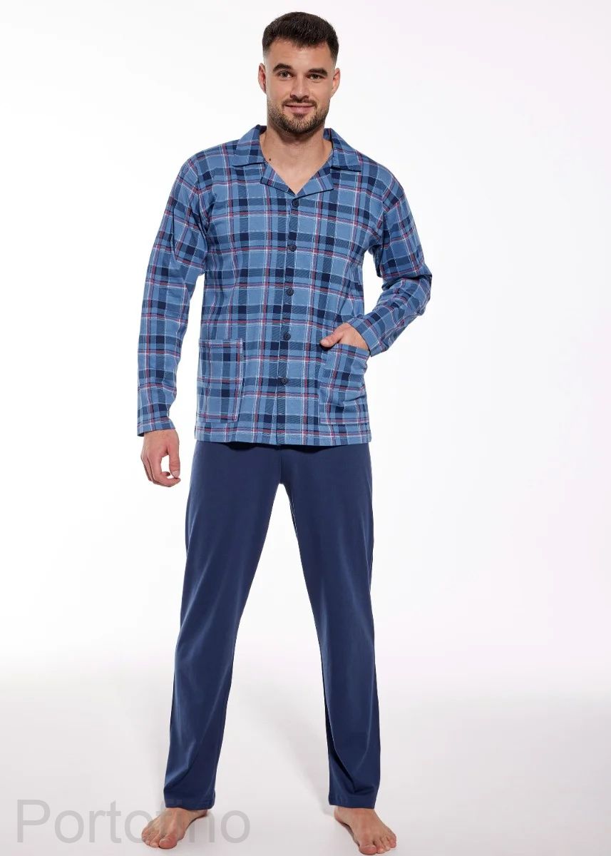 114-68 пижама мужские длинный рукав Cornette