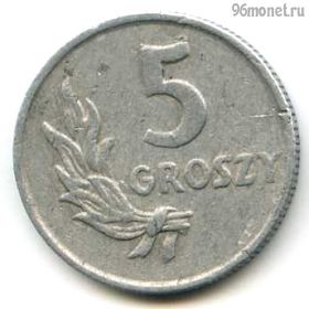 Польша 5 грошей 1949