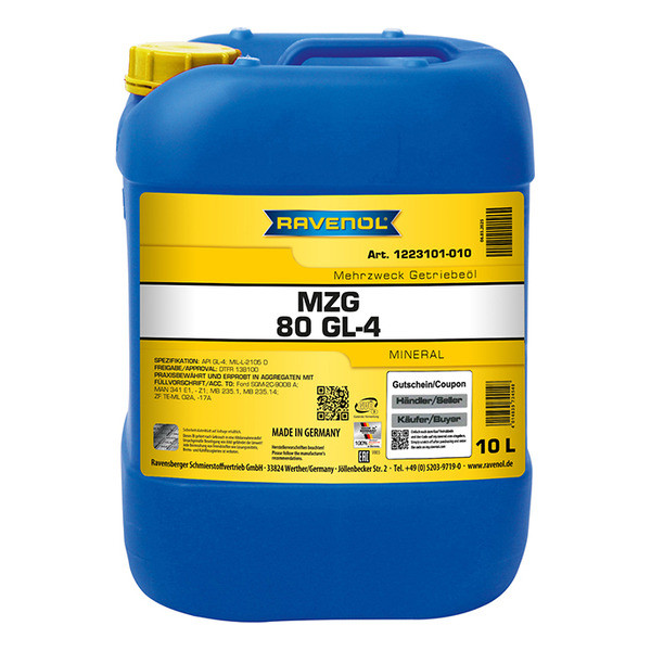Ravenol Getriebeoel MZG SAE 80, 10л