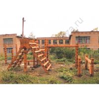 Деревянный Игровой спортивный комплекс №18