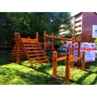 Деревянный Игровой спортивный комплекс №18