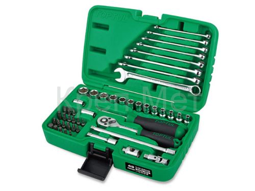 Набор головок и ключей 49 предм. 1/4" 12гр. TOPTUL (GCAI4902)