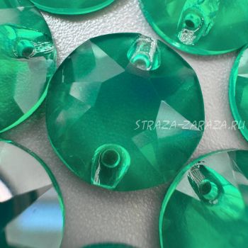 Глянцевые Прозрачные Пластиковые Стразы Emerald Сириус 10 мм