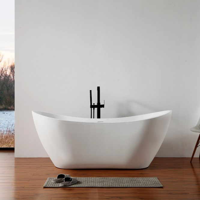 Ванна акриловая ABBER AB9322 180х80