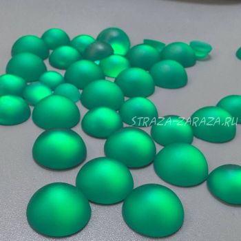 Матовые Прозрачные Пластиковые Полубусины Emerald 16 мм