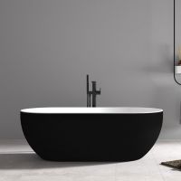 Ванна акриловая черная ABBER AB9241MB 172х79 схема 1