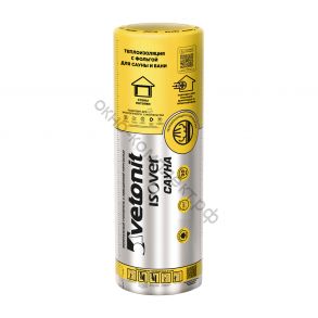 Теплоизоляция "VETONIT" Сауна 12500*1200*50мм (1 мат, 15кв.м; 0,75 куб.м) Артикул КТ703