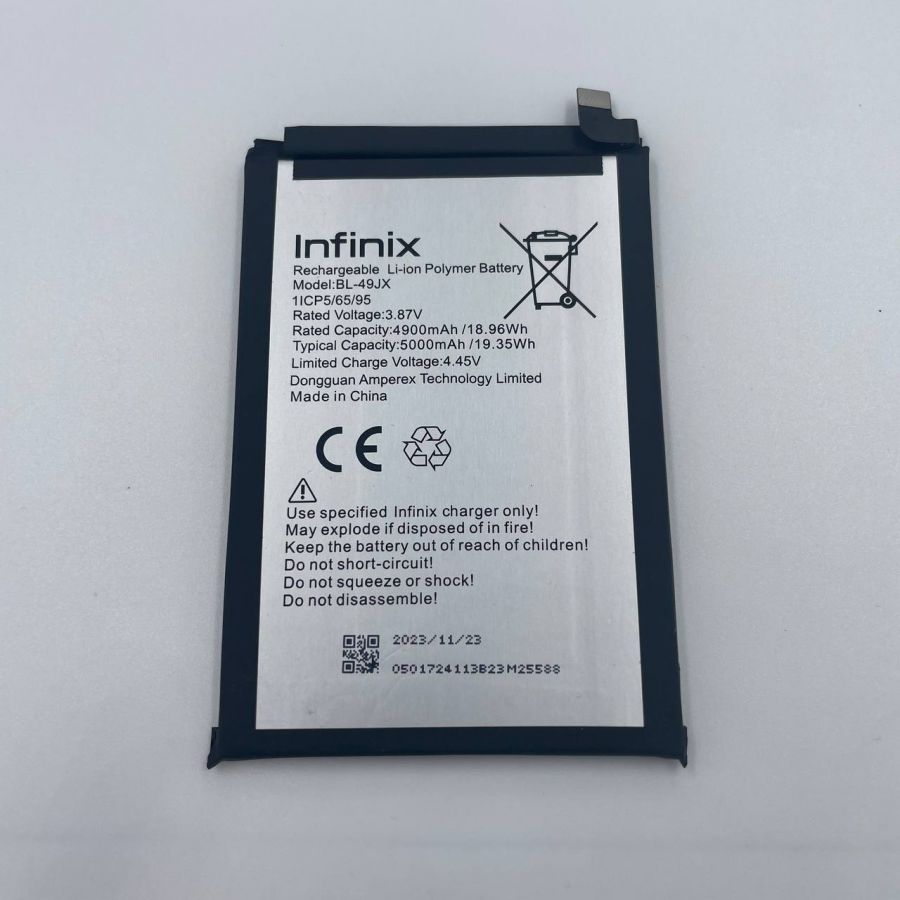 Infinix Hot 30 4G/40/40 Pro/50 Pro/Note 10 Pro/11 Pro/11S (BL-49JX) АКБ аккумулятор оригинал с разбора