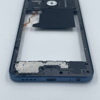 Infinix HOT 40i рамка черная оригинал с разбора с отпечатком пальца(потёртости)