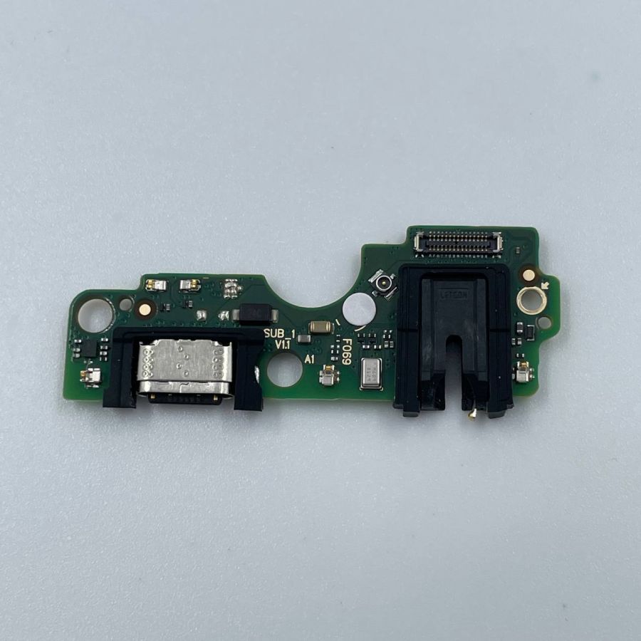 Infinix HOT 40i нижняя плата с системным разъёмом оригинал с разбора