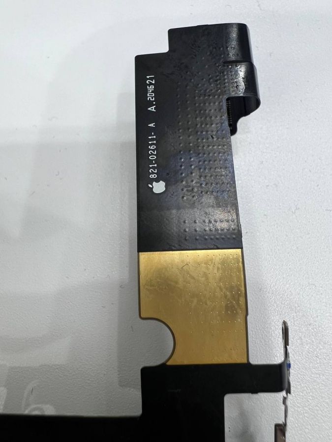 Apple iPhone 8 SE 2020 нижний шлейф с разъёмом зарядки оригинал с разбора (снятый) красный