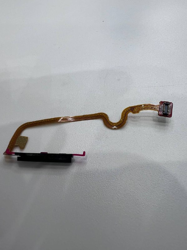 Tecno camon 19 neo шлейф  с отпечатком пальца оригинал с разбора черный