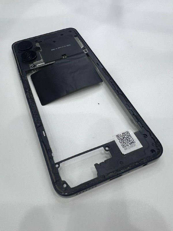 Tecno camon 19 neo (средняя часть) оригинал с разбора черная