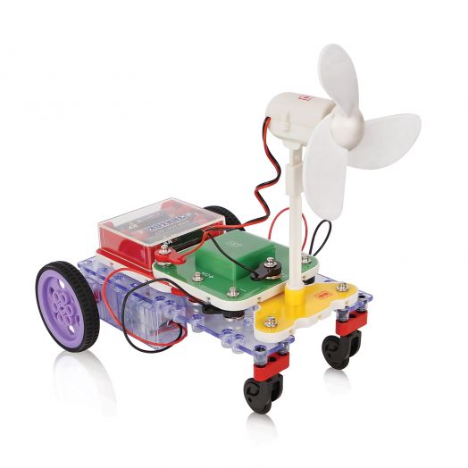 Электронный конструктор ЗНАТОК Машина "ВЕТЕРОК"