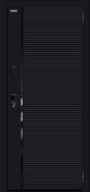Входная Дверь Bravo Black Shell/White Silk 860x2050, 960x2050мм / Браво