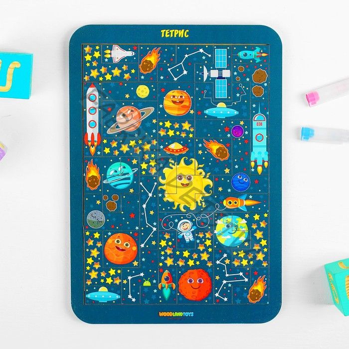 Головоломка-конструктор «Космос», большая
