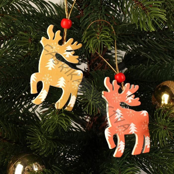 Елочная игрушка «Сказочный олень», 1 шт., МИКС