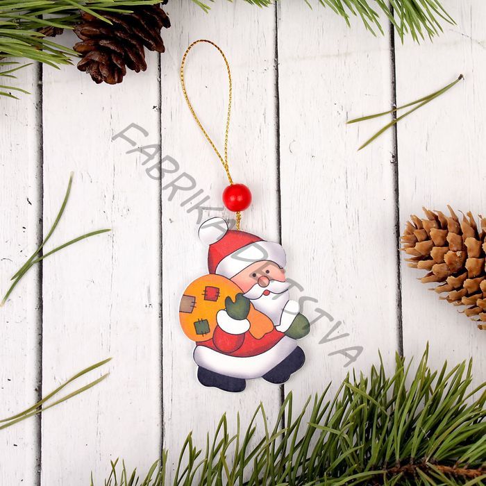 Елочная игрушка «Дедушка с мешком»