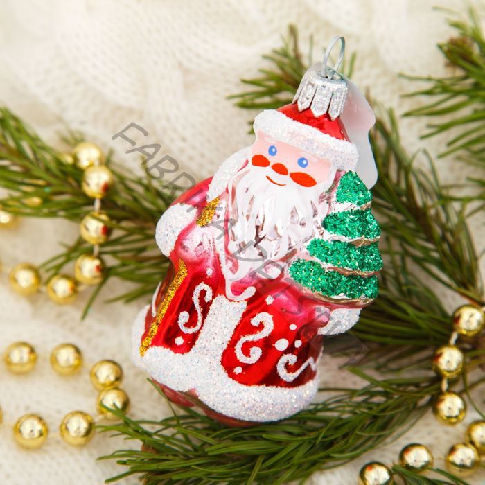 Ёлочная игрушка «Морозко» h=7.2 см