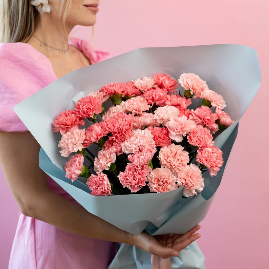 35 диантусов розовых