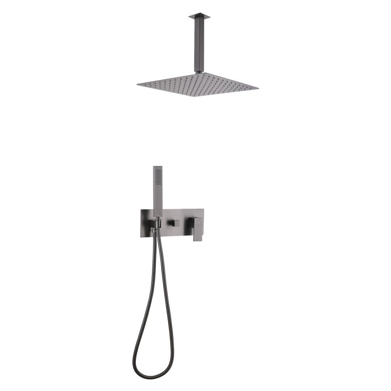 Душевая система ABBER Daheim AF8221NG скрытого монтажа без излива, никель