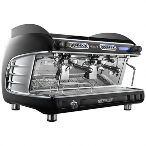 Кофемашина Sanremo Verona SED+AM (автомат) 2 высокие гр. экономайзер, чёрная