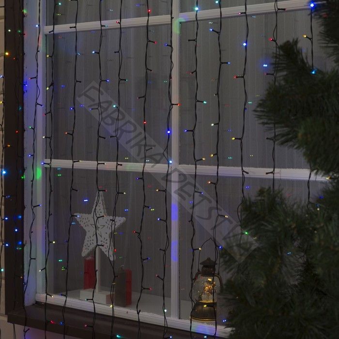 ЗАНАВЕС SPEC. IP44, УМС, Ш:2 м, В:6 м, Н.Т. 2W LED-1440-220V, БЕЗ контр. МУЛЬТИ(RGB)