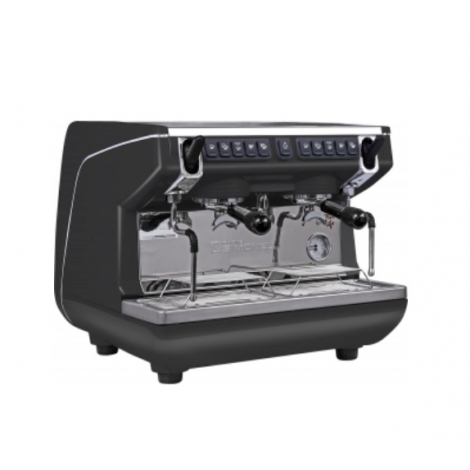 Кофемашина-автомат Nuova Simonelli Appia Life Compact 2Gr V 220V black+economizer+high groups