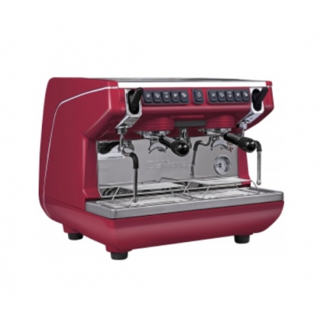 Кофемашина-автомат Nuova Simonelli Appia Life Compact 2Gr V 220V red+economizer+high groups