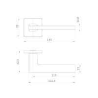 Дверная ручка Punto Select Q52 схема