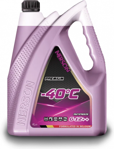 Nerson Antifreeze HD Premium G-12++ -40 °С фиолетовый, 4кг