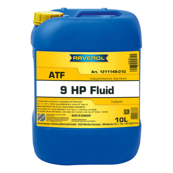 Ravenol ATF 9HP Fluid, 10л