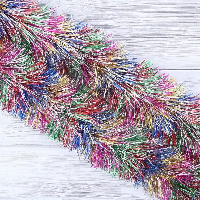 Мишура новогодняя «Зимнее волшебство. Радуга», d=9 см, 200 с (10 штук)