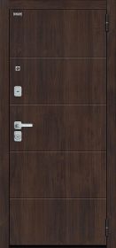 Входная Дверь Bravo Флэт/BChrome Almon/Cappuccino Melinga 860x2050, 960x2050мм С/ Браво