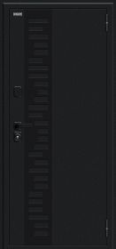 Входная Дверь Bravo Thermo Thermo Техно Д2/SBlack Букле черное/White Silk 860x2050, 960x2050мм С/ Браво