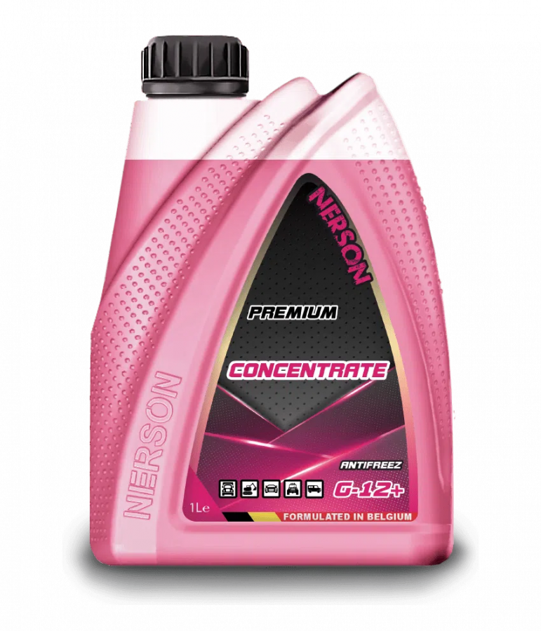 Nerson Antifreeze HD Premium G-12+,концентрат, красный, 1кг