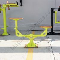 Fix-1703 Уличный тренажер Растяжка сидя с мерной шкалой